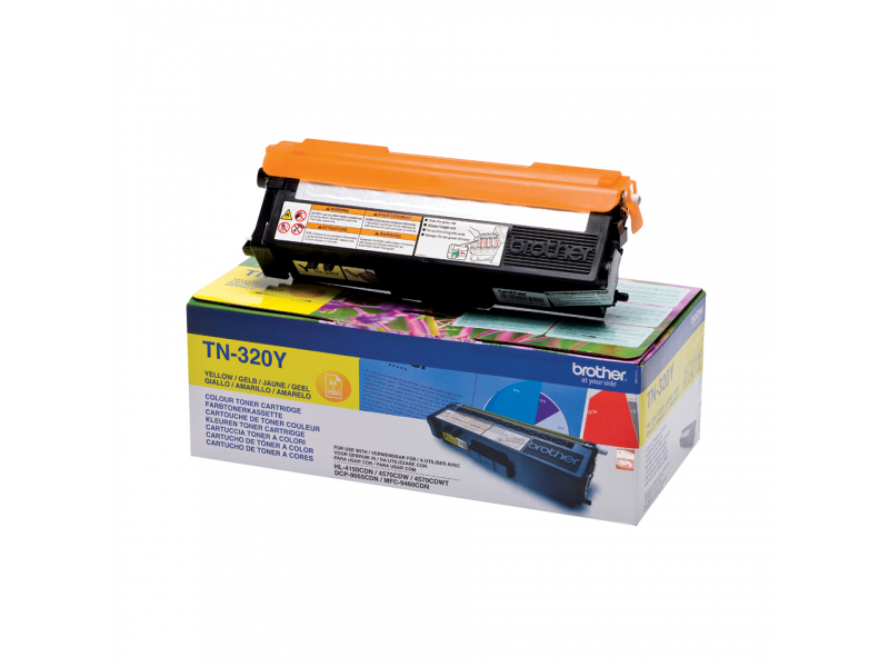 Brother Cartridge TN-320 Yellow 1 Stück - TN320Y