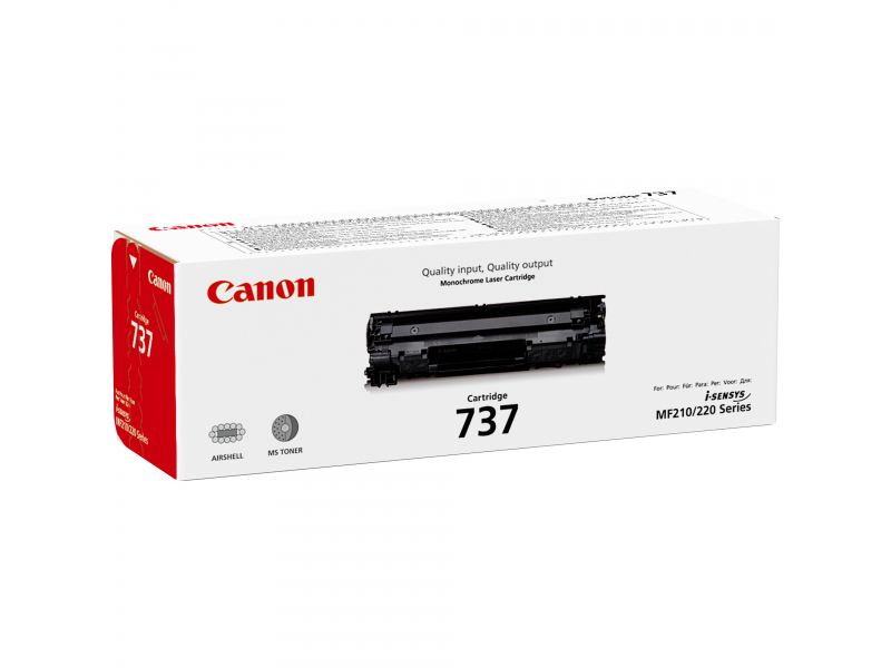 Canon Cartridge 737 Schwarz 1 Stück - 9435B002