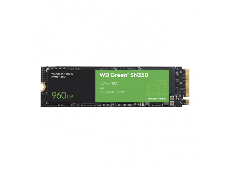 WD Green SN350 NVMe SSD 960GB M.2 WDS960G2G0C