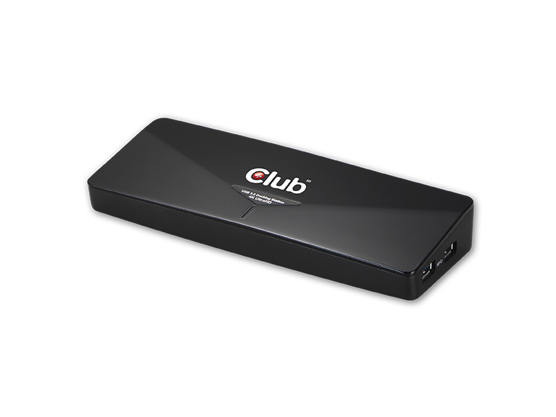 Club 3D USB 3.0 4K Dockingstation Schwarz CSV-3103D