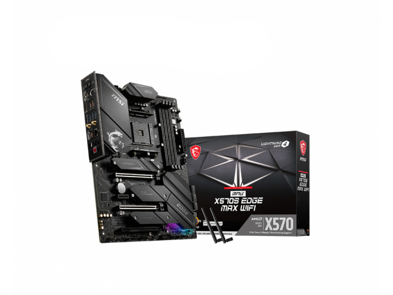 MSI MPG X570S EDGE MAX WIFI - Mainboard - ATX 7D53-003R