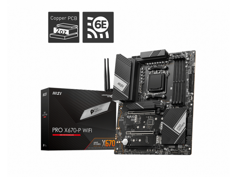 MSI AM5 PRO X670-P WiFi DDR5 7D67-001R