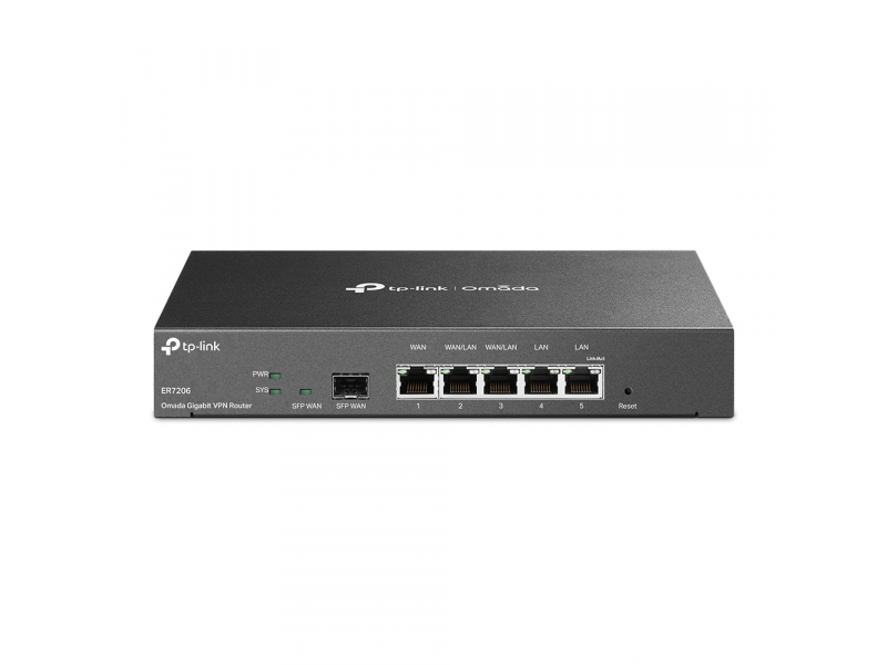 TP-LINK Ethernet-WAN - Gigabit Ethernet - Schwarz TL-ER7206