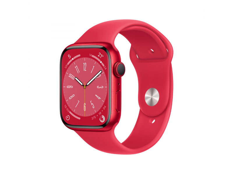 Apple Watch Series 8 GPS 45mm PRODUCT RED Aluminium Case Sport MNP43FD/A