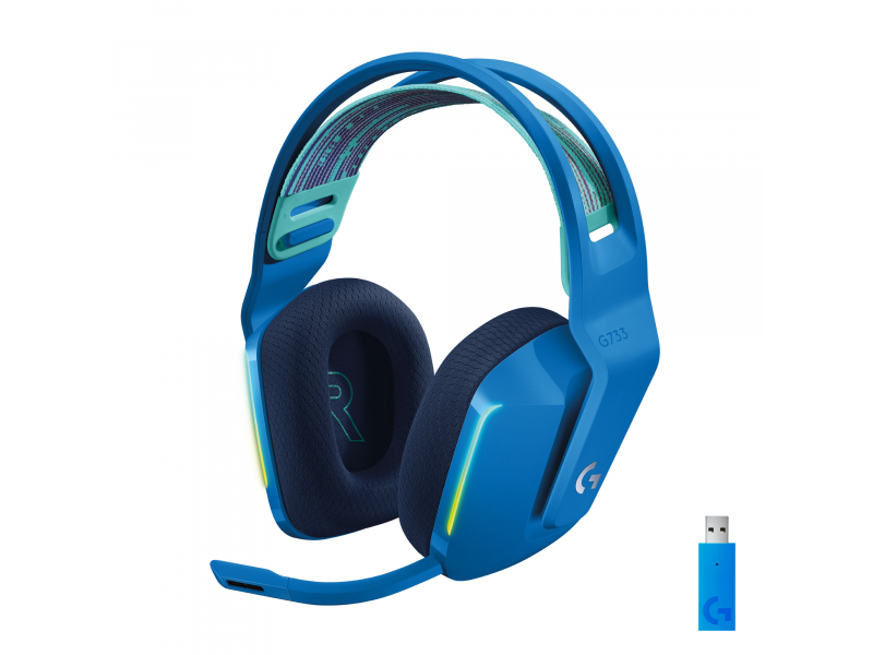 Logitech G G733 - Kopfband - Gaming - Blau - Drehregler 981-000943