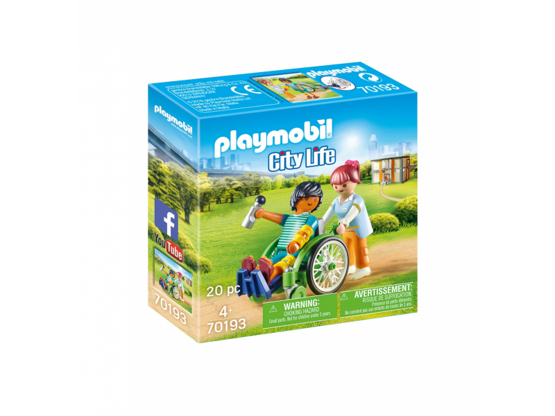 Playmobil City Life - Patient im Rollstuhl (70193)