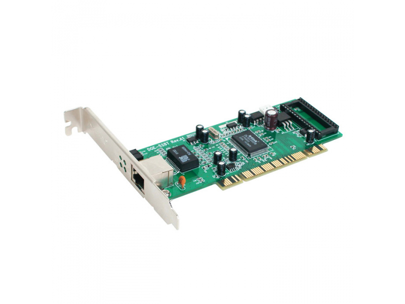 D-Link Eingebaut - Verkabelt - PCI - Ethernet - 2000 Mbit/s - Grün DGE-528T