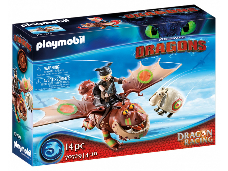 Playmobil Dragon Racing Fischbein und Fleischklops (70729)