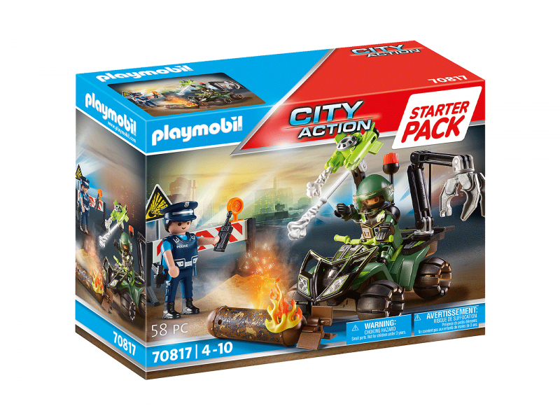 Playmobil City Action - Starter Pack Polizei Gefahrentraining (70817)