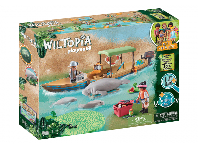 Playmobil Wiltopia - Bootsausflug zu den Seekühen (71010)