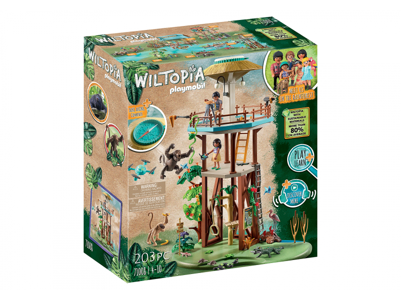 Playmobil Wiltopia - Forschungsturm mit Kompass (71008)