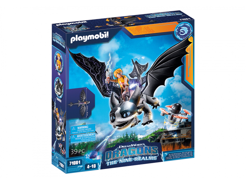 Playmobil Dragons The Nine Realms - Thunder & Tom (71081)