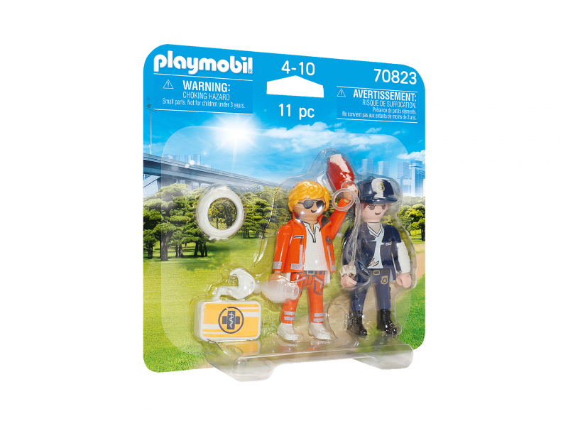 Playmobil City Action - DuoPack Notarzt und Polizistin (70823)