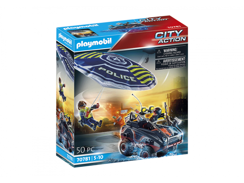 Pllaymobil City Action - Polizei-Fallschirm (70781)