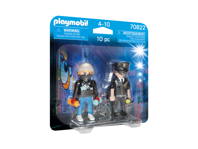 Playmobil City Action - DuoPack Polizist und Sprayer (70822)