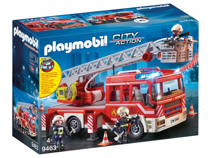 Playmobil City Action - Feuerwehr-Leiterfahrzeug (9463)