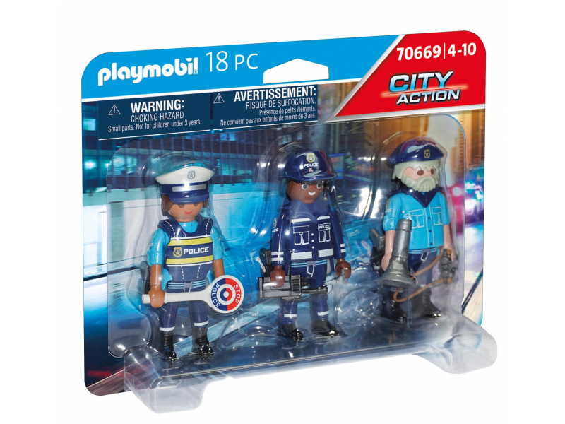 Playmonil City Action - Figurenset Polizei (70669)