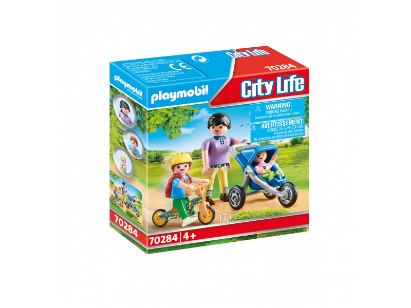 Playmobil City Life - Mama mit Kindern (70284)