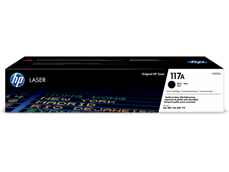 HP 117A Laser Tonerkartusche 1000 Seiten Schwarz W2070A