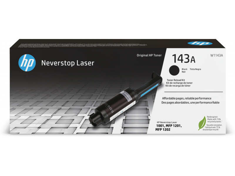 HP 143A Neverstop Toner Nachfüllkit 2500 Seiten Schwarz W1143A