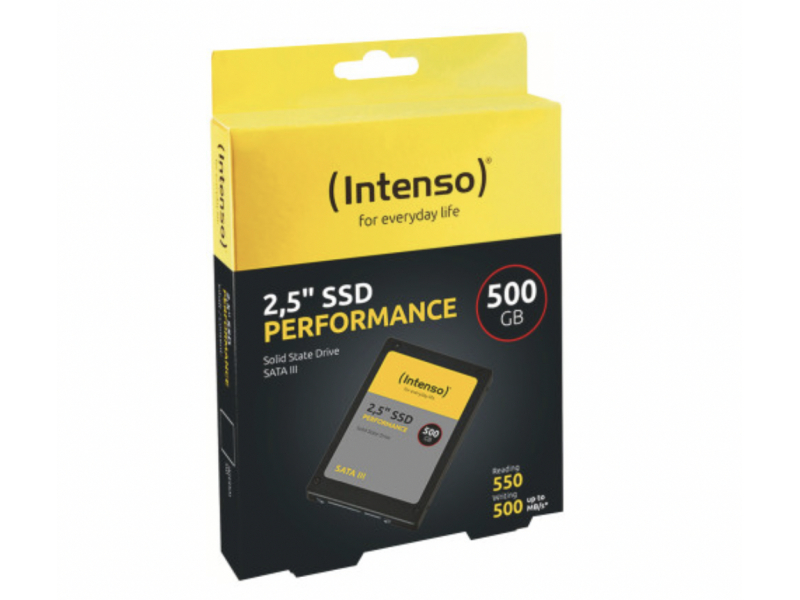 Intenso SSD SATA III Performance 500GB Interne 3814450