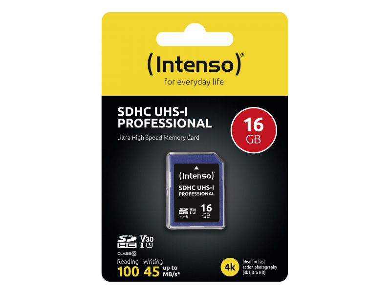 Intenso SDHC UHS-I 16GB Class10 3431470