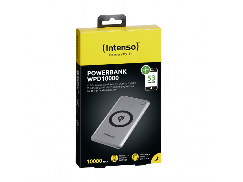 Intenso Powerbank WPD10000 10000mAh Silber