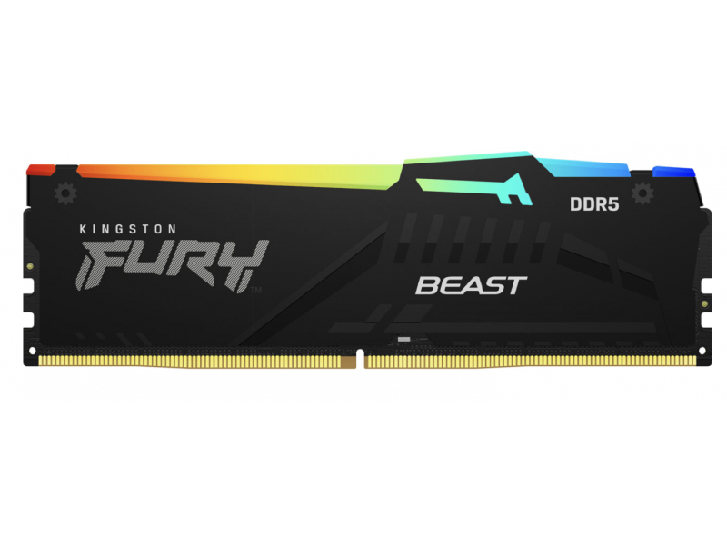 Kingston Fury Beast Black RGB 32GB DDR5 5200MT/s CL36 DIMM KF552C36BBEA-32