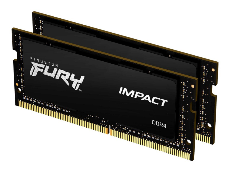 Kingston Fury Impact Kit 2 x 32GB 2666MHz DDR4 CL16 SODIMM KF426S16IBK2/64