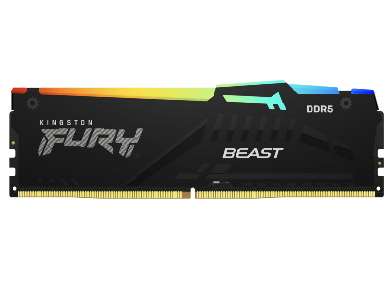 Kingston Fury Beast Black RGB 8GB DDR5 5200MT/s CL36 DIMM KF552C36BBEA-8