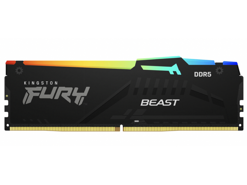 Kingston Fury Beast Black RGB 32GB DDR5 5600MT/s CL36 DIMM KF556C36BBEA-32