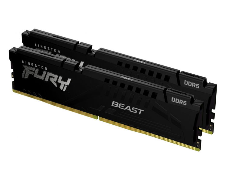 Kingston Fury Beast Black 2 x 32GB DDR5 6000MT/s CL40 DIMM KF560C40BBK2-64