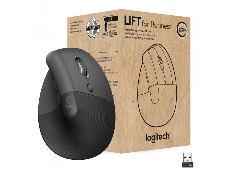 Logitech LIFT FOR BUSINESS - GRAPHITE/BLACK - EMEA 910-006494