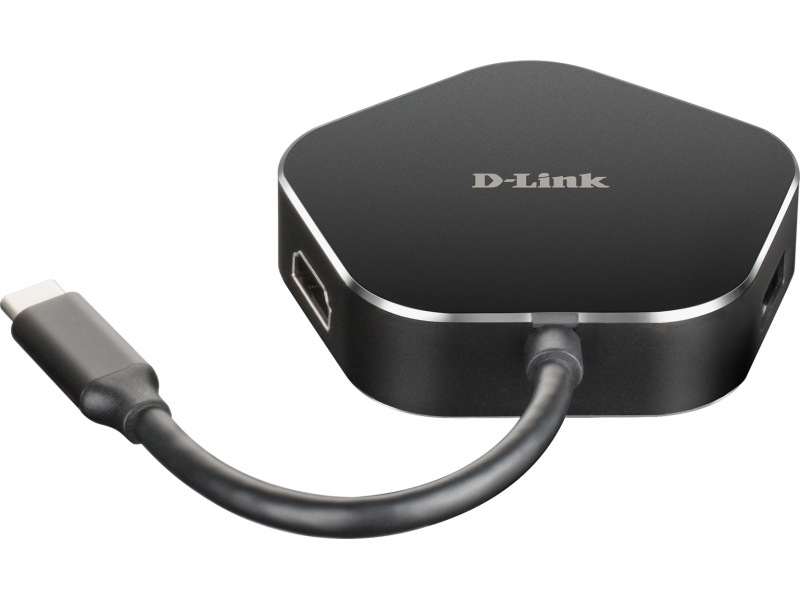 D-Link 4 In 1 USB-C Hub mit HDMI/USB-C Ladeanschluss DUB-M420