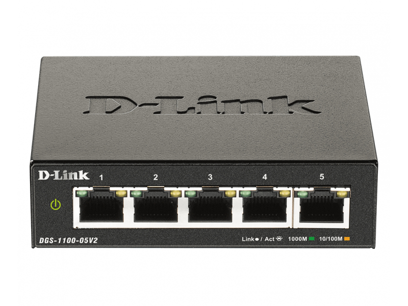 D-Link 5 Port Smart Managed Switch DGS-1100-05V2/E