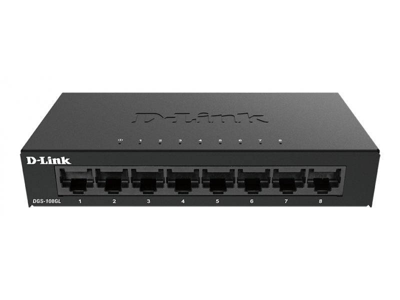 D-Link 8 Port unmanaged Switch DGS-108GL/E