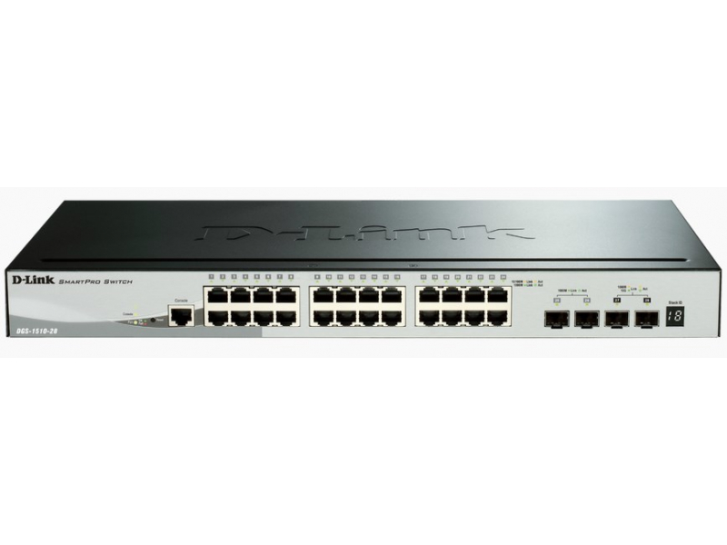 D-Link 28 Port Smart Managed Switch Gigabit DGS-1510-28X/E