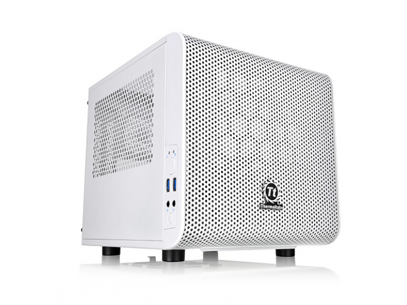 Thermaltake PC- Gehäuse Core V1 Snow Edition - CA-1B8-00S6WN-01