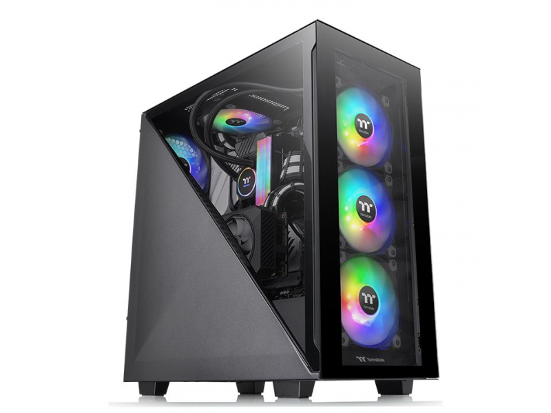 Thermaltake PC- Gehäuse Divider 300 TG ARGB Schwarz - CA-1S2-00M1WN-01