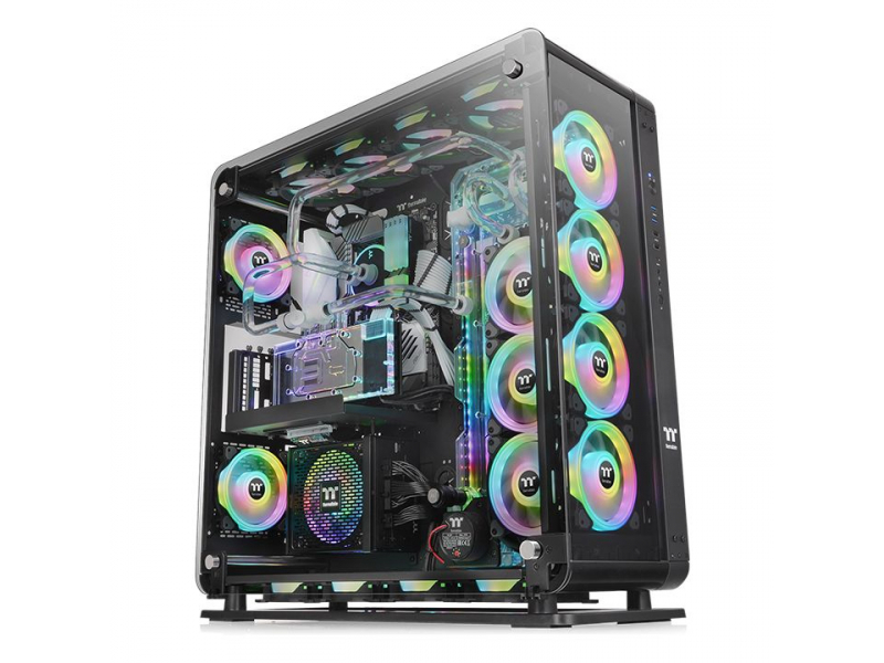 Thermaltake PC- Gehäuse Core P8 TG Schwarz - CA-1Q2-00M1WN-00