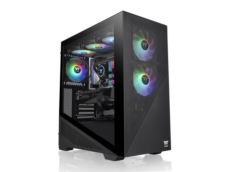 Thermaltake PC- Gehäuse Divider 370 TG ARGB Schwarz - CA-1S4-00M1WN-00