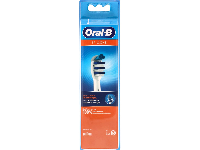 Oral-B TriZone 3er Aufsteckbürsten Weiß