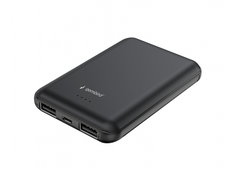 Gembird PB05-01 power bank Lithium-Ion Li-Ion 5000 mAh Black PB05-01