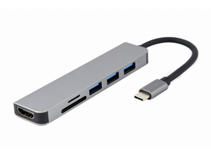 CableXpert Multi Port Adapteris USB Type A-CM-COMBO6-02