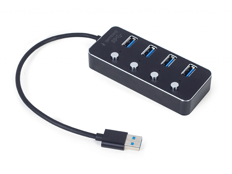 Gembird USB 3.1 (Gen 1) 4-Port USB-Hub - UHB-U3P4P-01