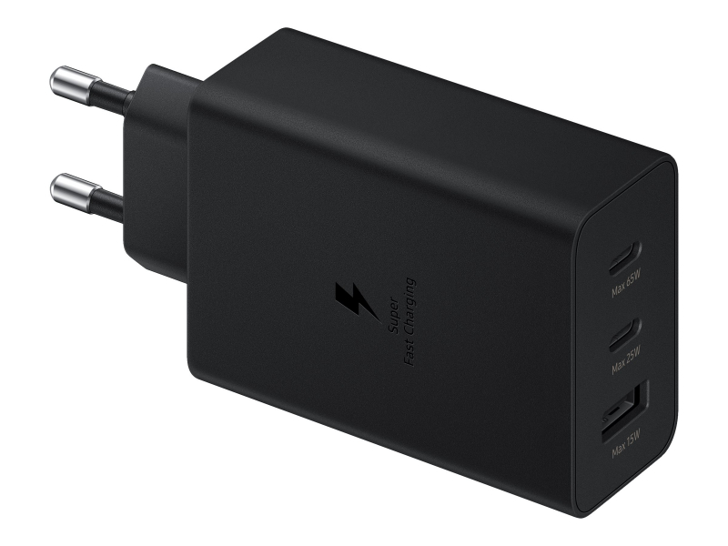 Samsung 65W Power Adapter Trio Black EP-T6530NBEGEU