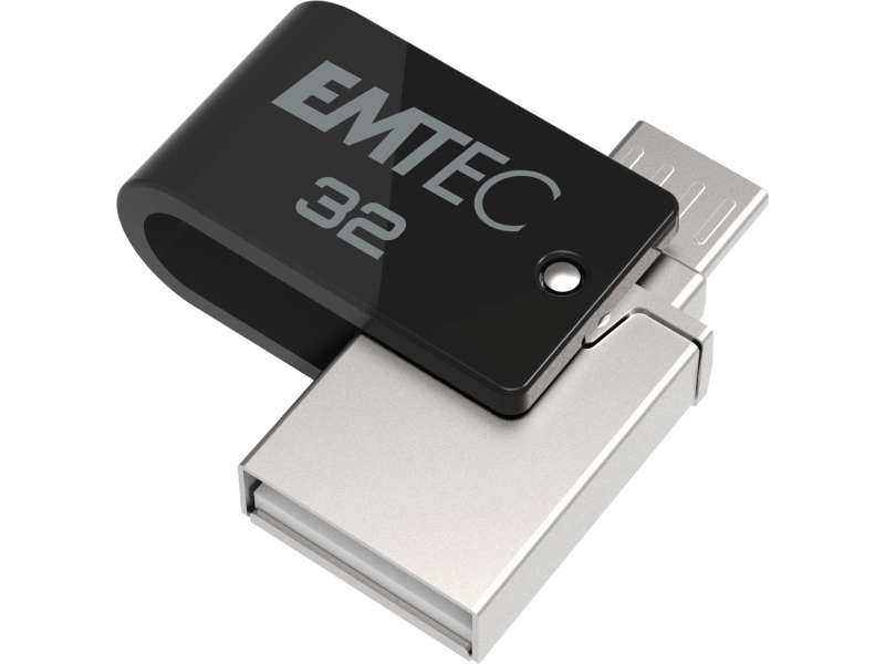 USB FlashDrive 32GB Emtec Mobile & Go Dual USB2.0 - microUSB T260