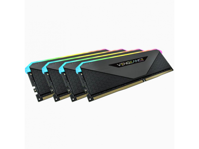 Corsair Vengeance RGB 32GB 4 x 8GB DDR4 3200MHz CMN32GX4M4Z3200C16