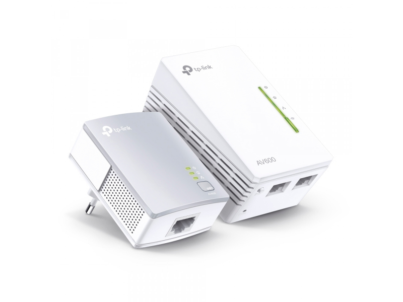 TP-LINK AV600-300Mbit/s WLAN Powerline Extender Kit TL-WPA4220KIT(DE)