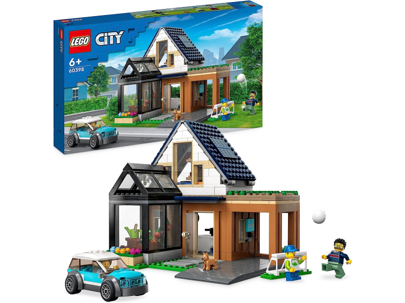 LEGO City Familienhaus mit Elektroauto - 60398